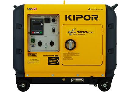 KDE7000STA is a single-phase silent diesel generator with 4 stroke engine.