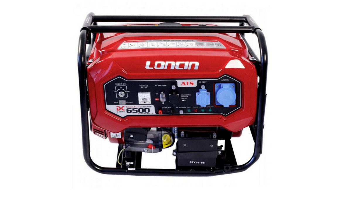 Generator Loncin LC 6500 cu automatizare, 5,5 kW, motor 7.3 CP, monofazat, 220V +