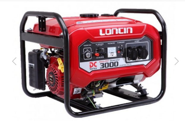  LC 3000DC PETROL GENERATOR MAX/RATED OUTPUT 2.3KW/2.5KW 