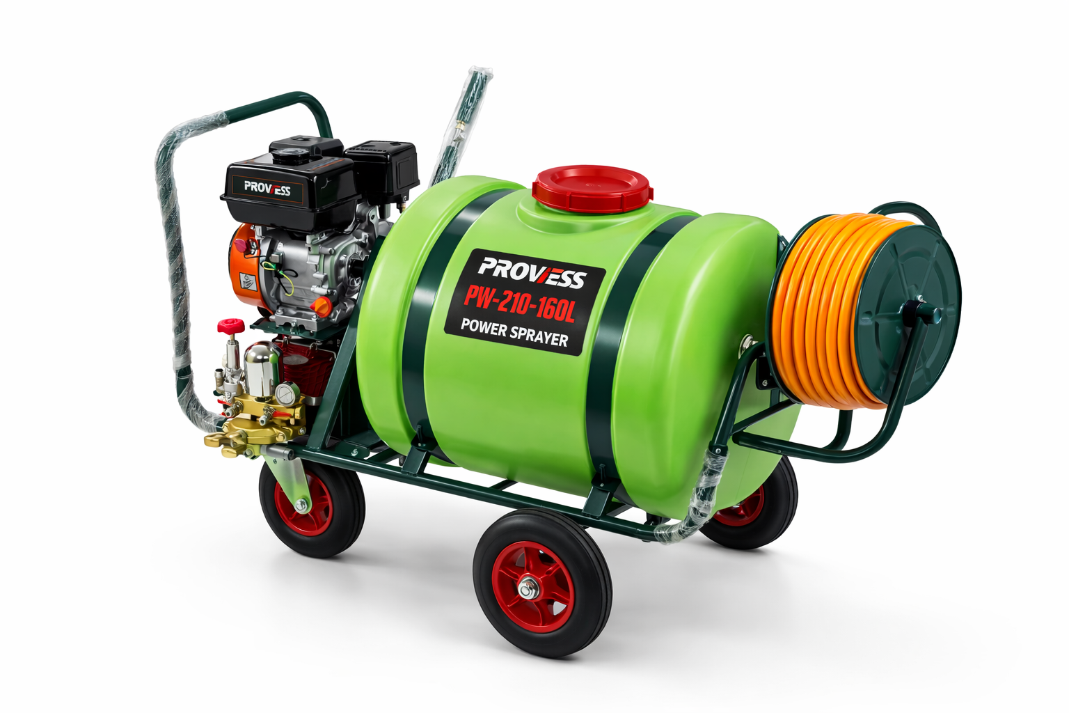 160L Agricultural Garden Sprayer Large Capacity Extended High Pressure Pipe 209cc prowess Engine 